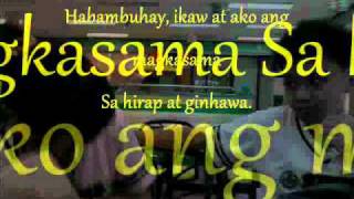 habambuhay - yeng constantino lyrics