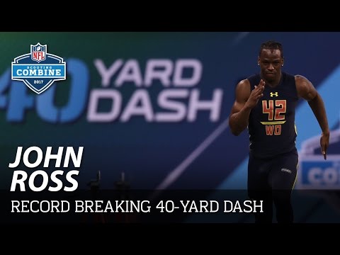John Ross' Record-Breaking 4.22 40-Yard Dash 🔥🔥🔥 | 2017 NFL Combine Highlights