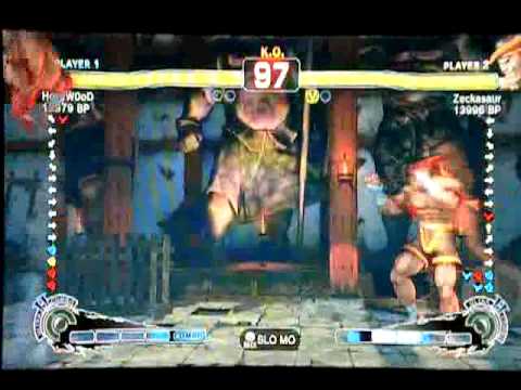 HollyW0od [Adon] vs Zeckasaur [Adon] SSF4 Ranked Matches