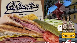 Columbia Restaurant Review St.  Augustine Florida let try the  Cuban Sandwiches 2021