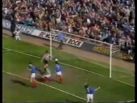 Newcastle v Portsmouth, 25th April 1992, Division 2