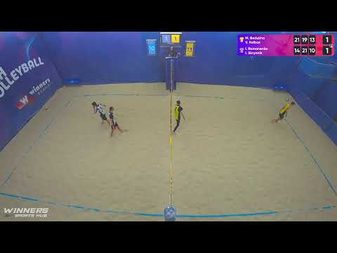 16:20 M. Bedukha / V. Kelbas - I. Romanenko / I. Skrynnik 29.10.2022 | Winners Beach Volleyball