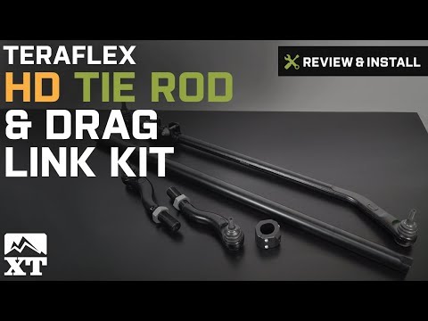 Jeep Wrangler (2007-2017 JK) Teraflex HD Tie Rod & Drag Link Kit Review & Install