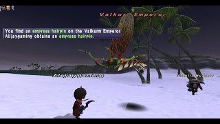 FFXI Retail DRG/BLU solo leveling - Valkurm Dunes EXP and Valkurm Emperor!
