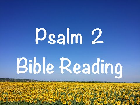 Psalm 2 - NIV Version (Bible Reading with Scripture/Words)