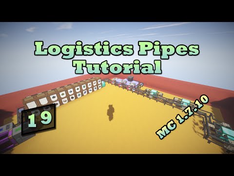 Logistics Pipes Tutorial - #19 - Ex Nihilo Ore Generation & Sorting