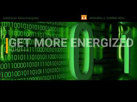 🎧 BINAURAL Subliminal ⚡ More Energized ⚡ || Instant Energy Booster || Gamma 40Hz