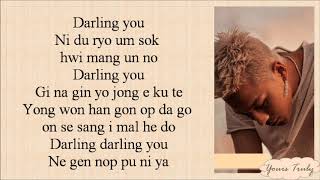 TAEYANG - DARLING [EASY LYRICS]