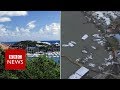 Hurricane Irma: St Martin before and after - BBC News