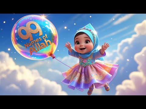 Asma-ul Husna for Kids | 99 Names of Allah in Arabic & English | أسماءُ اللهِ الحُسنى🌸