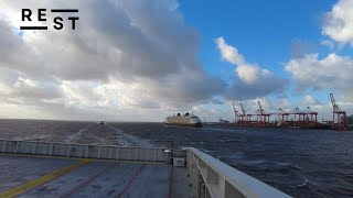 Sailing from Liverpool Bay to the River Mersey