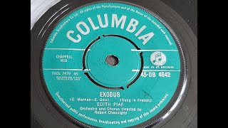 Edith Piaf &#39;Exodus&#39;  1961 45 rpm
