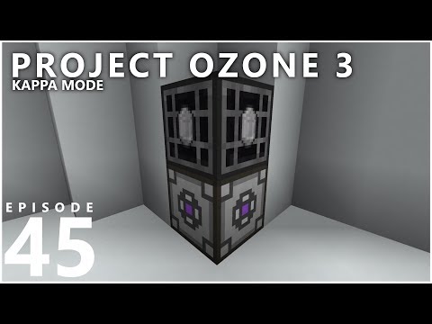 Project Ozone 3 Kappa Mode - CRYSTAL GROWING [E45] (Modded Minecraft Sky Block)