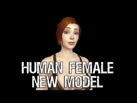 Human Female Character New Model Preview - Warlords of Draenor
