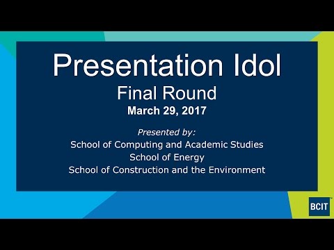 Presentation Idol 2017