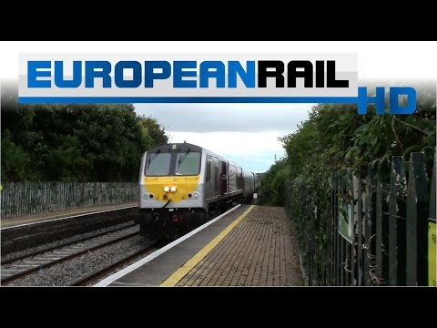 Iarnród Éireann Irish Rail 201 loco 207 + Enterprise De Dietrich passes Gormanston Station