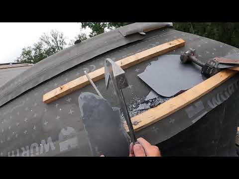 Schiefer Wangenkehle - Altdeutsche Schieferdeckung - Teil 52 - Schieferdach Halle