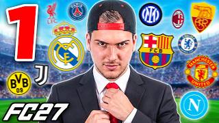 INIZIO LA CARRIERA ALLENATORE con LA MIA SQUADRA!! - FC 27 CARRIERA #1