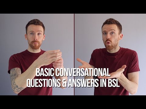 How to Sign Conversation in BSL