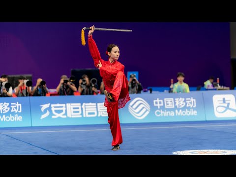 亚运会 女子太极剑  4 HKG CHEN Suijin 9.730 第19届亚运会 19th Asian Games Women's  TaiJiJian 女子太极剑