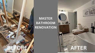 RENOVATING A MASTER BATHROOM