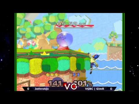 S@X Monthly 1 5 2013 VGBC GimR Falco Vs Jethrotex Peach Melee Singles