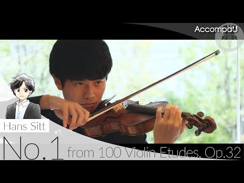 No.1 | Hans Sitt Violin Étude, Op.32 Book 1【Recital Version】