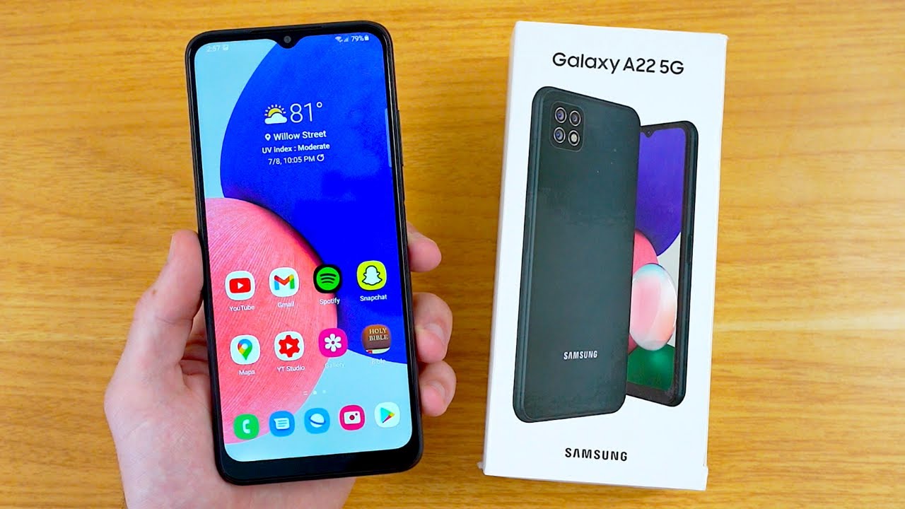 Samsung Galaxy A22 5G Unboxing & First Impressions!
