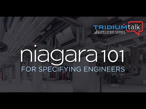 TridiumTalk: Specifier Series - Niagara 101 (October 31, 2024)