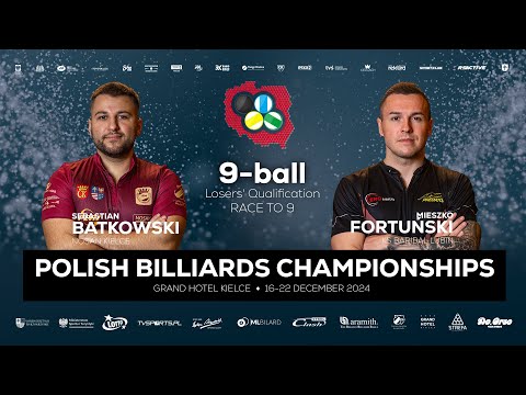 Polish Billiards Championships - Kielce 2024- FINAL TV - SEBASTIAN BATKOWSKI VS MIESZKO FORTUŃSKI