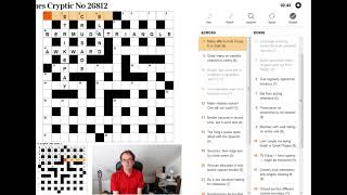 Solving The Times crossword on 24 August