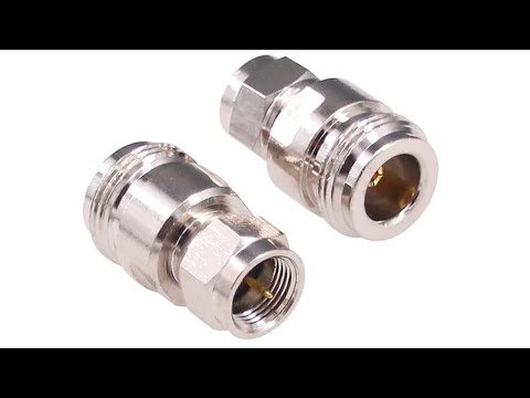 RF Coaxial N Female To F Type Male Adapter N Female to F Male Coaxial Jack Connector