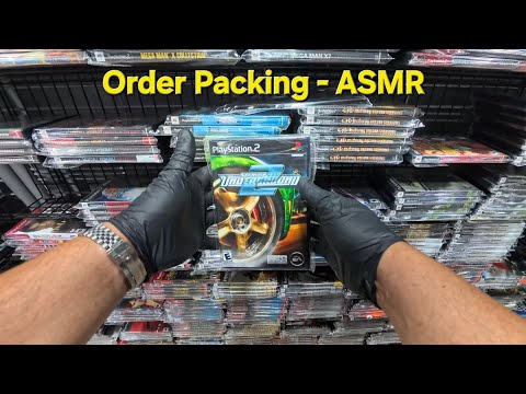 Packing Tim's Order: Sealed PS2 Game + Game from Display Cabinet