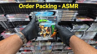 Packing Tim's Order: Sealed PS2 Game + Game from Display Cabinet