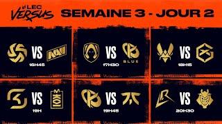 [LIVE OTP] 🔴 LEC VERSUS - W3D2 - BO1