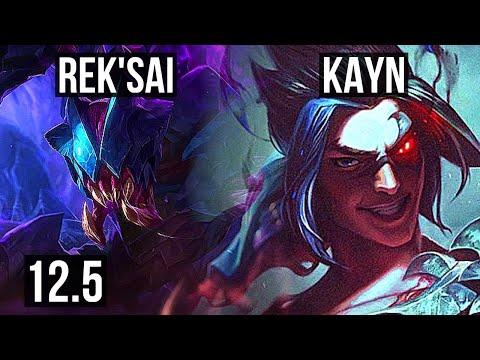 REK'SAI vs KAYN (JNG) | 10/0/5, 66% winrate, Legendary, 1.0M mastery | NA Diamond | 12.5