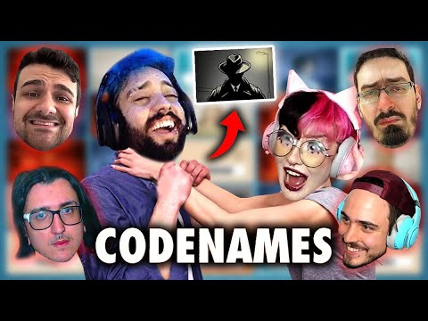 ALGUÉM FINALMENTE TIROU A CARTA PRETA?! 😂 | Codenames c/ Souzones, Guinas, Coelho e Teger