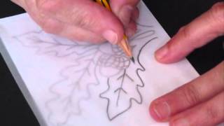 preview picture of video 'From Little Acorns - Tracing & Transferring -  Decorative Painting for Beginners'