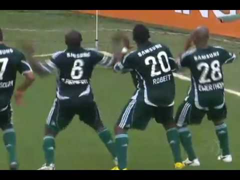 Santos 3 x 4 Palmeiras - Com Dança do vira no Paulistão 2010