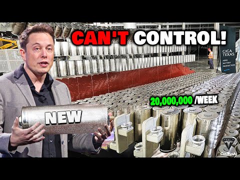 IT HAPPENED! Elon Musk Reveals Giga Texas INSANE Production 20M 4680 Cells, Can't Control!