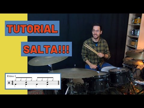 Cómo tocar SALTA!!! en BATERÍA – Tequila (TUTORIAL Español)