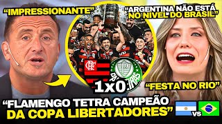 IMPRENSA ARGENTINA CHOCADA COM FLAMENGO TETRACAMPEÃO E DOMÍNIO DO BRASIL NA LIBERTADORES