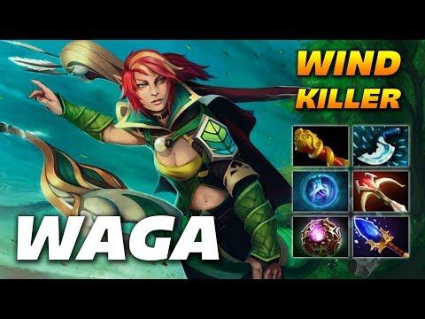 WAGA WINDRANGER HARD CARRY - Dota 2 Pro Gameplay