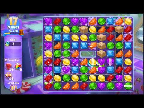 Wonka's World of Candy Level 595 - NO BOOSTERS + FULL STORY 🍫 | SKILLGAMING ✔️