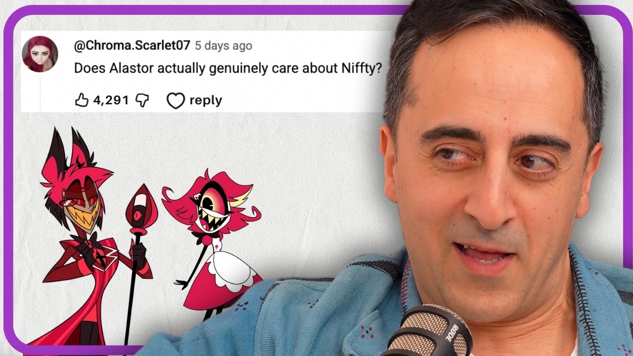 Amir Talai Answers Fans’ Biggest Hazbin Hotel Questions - YouTube video featuring the word extent