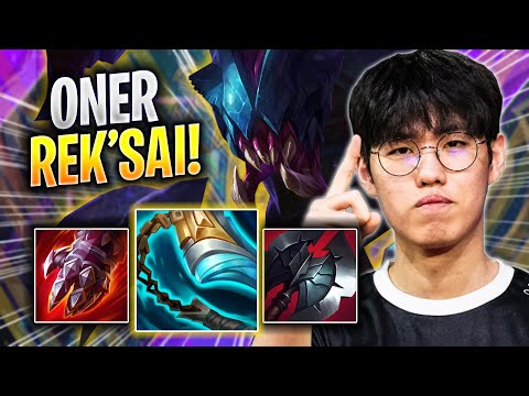 ONER TRIES NEW REK'SAI BUILD! - T1 Oner Plays Rek'sai JUNGLE vs Nidalee! | Season 2023