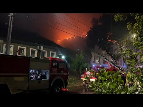 Un incendiu puternic a avut loc în centrul Capitalei: Cronologia evenimentelor