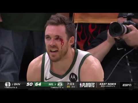 Pat Connaughton can't believe this wasn't a foul  Bucks vs Nets Game 4