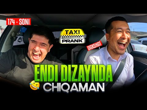Taksida prank 174-soni🚕 Dizayn jamoasi azosi Sadulla Fatxullayev bilan bo'ldi🤫