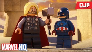 Download lagu Thor's Hammer Flies Around the World 🔨🌎 | LEGO Marvel Avengers: Strange Tails | @MarvelHQ mp3
